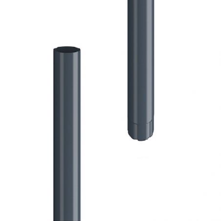 Lindab Circular Steel Downpipe x 3m (SROR)