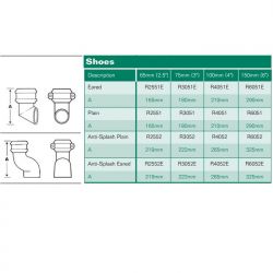 Hargreaves Premier Round Cast Iron Downpipe Shoe Eared