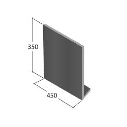 Evoke Aluminium Fascia Profile A Gable Box End (FA51/FA52/FA53)