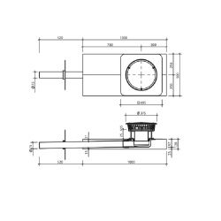 Sita DSS Indra Parapet Roof Outlet Mineral Wool Emergency Drainage Set